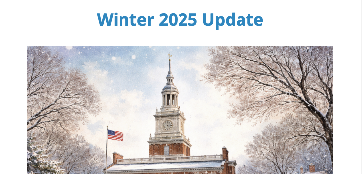 Image of the front cover of a ccs newsletter