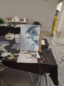 airbrushed image of a girl