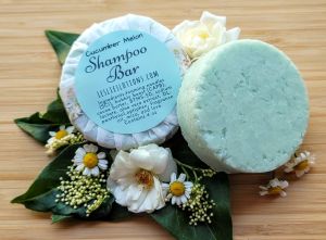 Round bar of shampoo