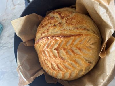 Image of a loaf of sourdough bread