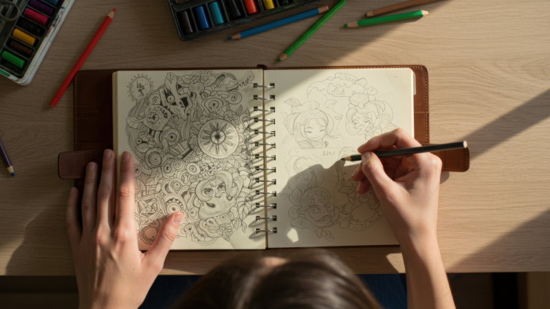 sketch book