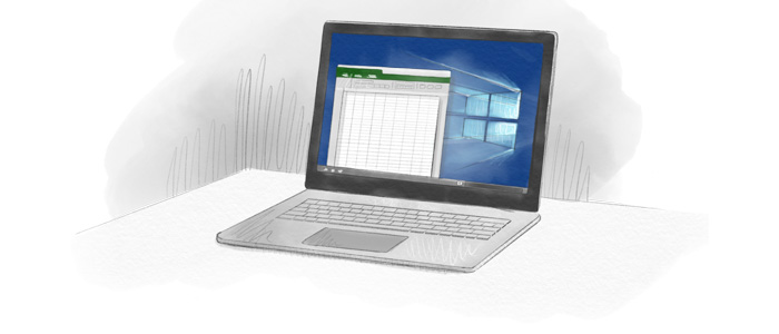 Microsoft Excel illustration