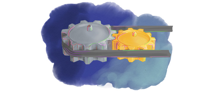 robot inventors illustration