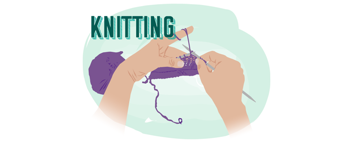 knitting illustration