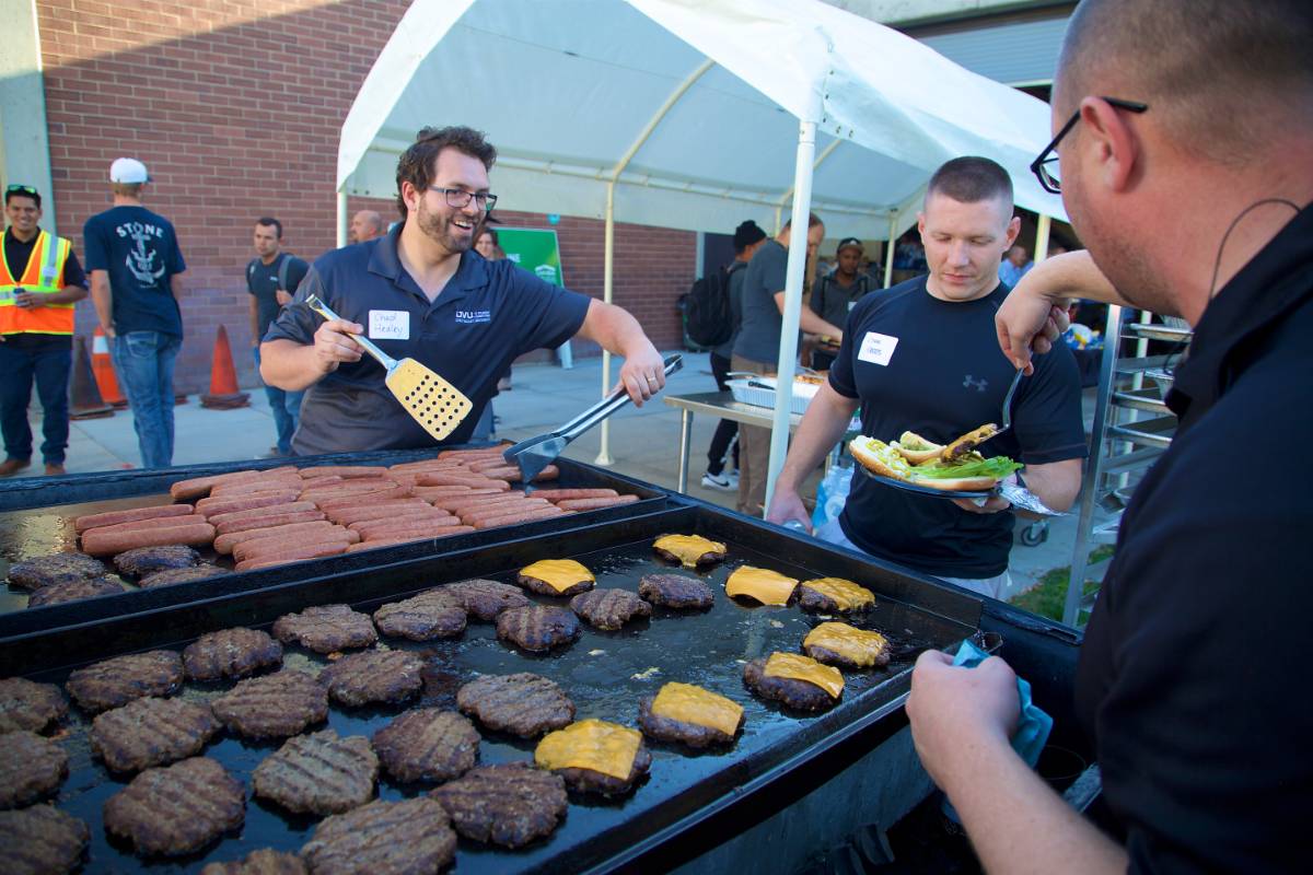 Construction Holds 1st Annual Alumni BBQ