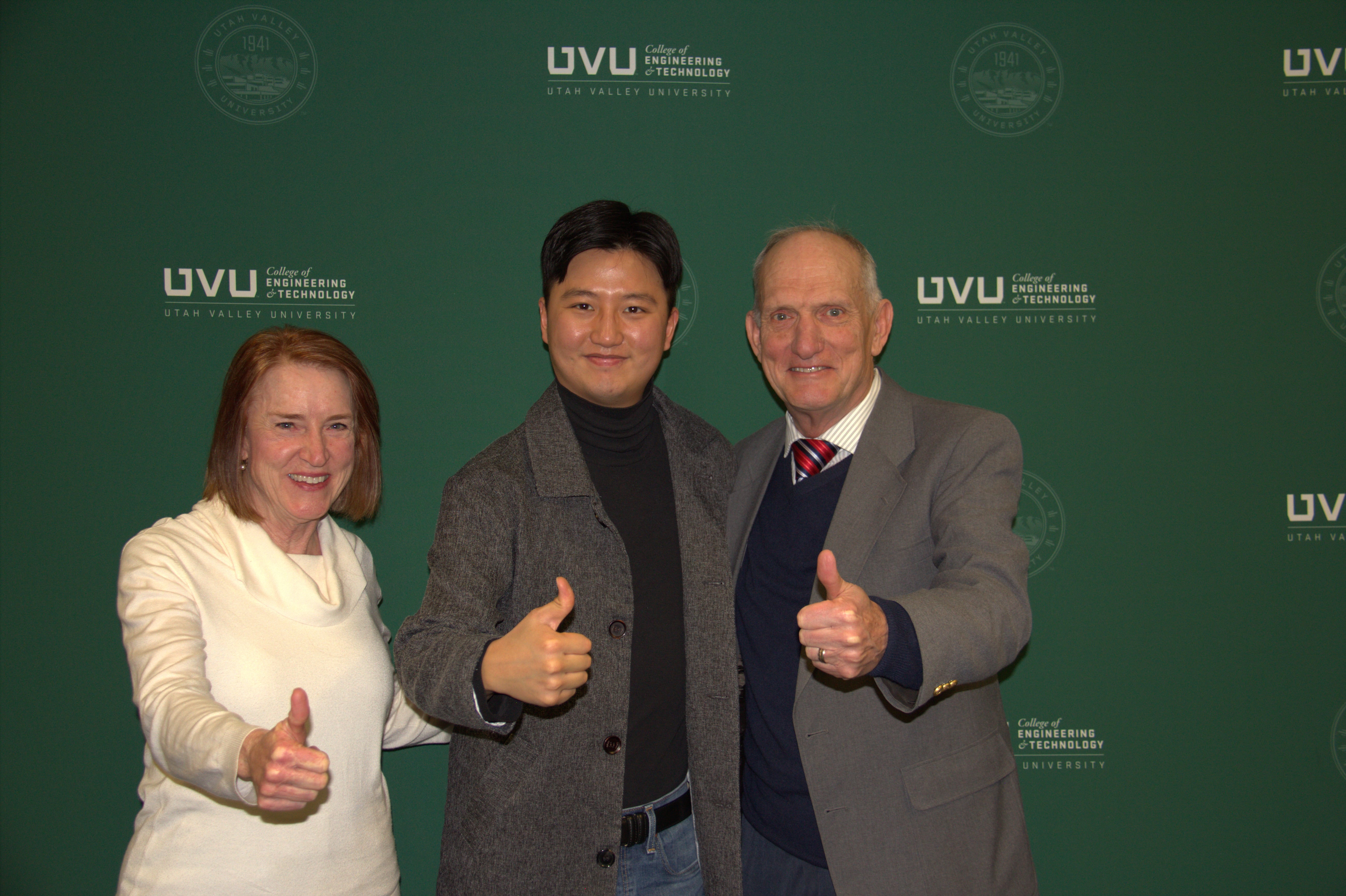 donors and students at the luncheon