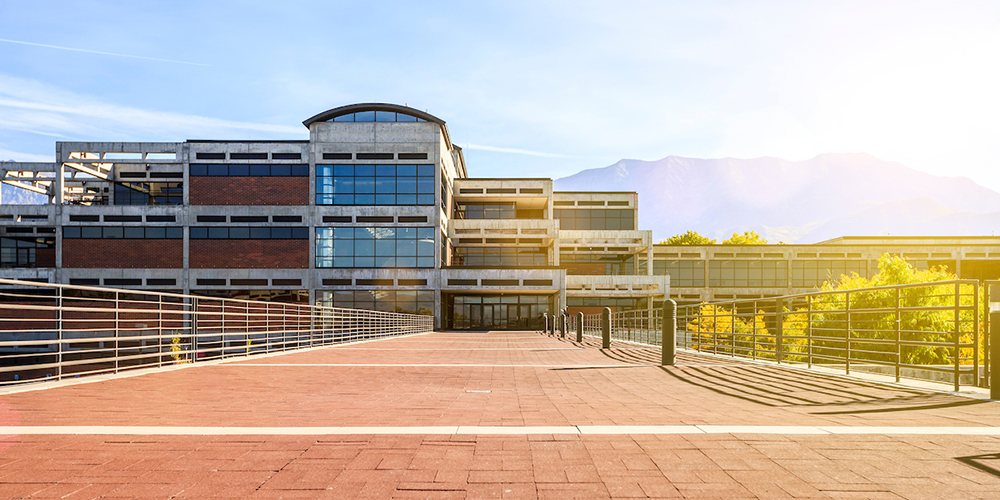 wide shot of the UVU CS building