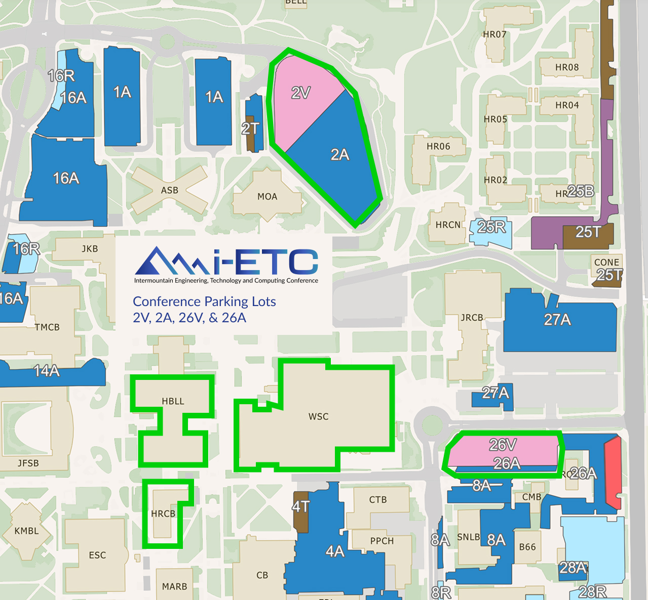 BYU Parking Map