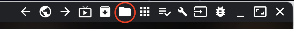 Folder bar