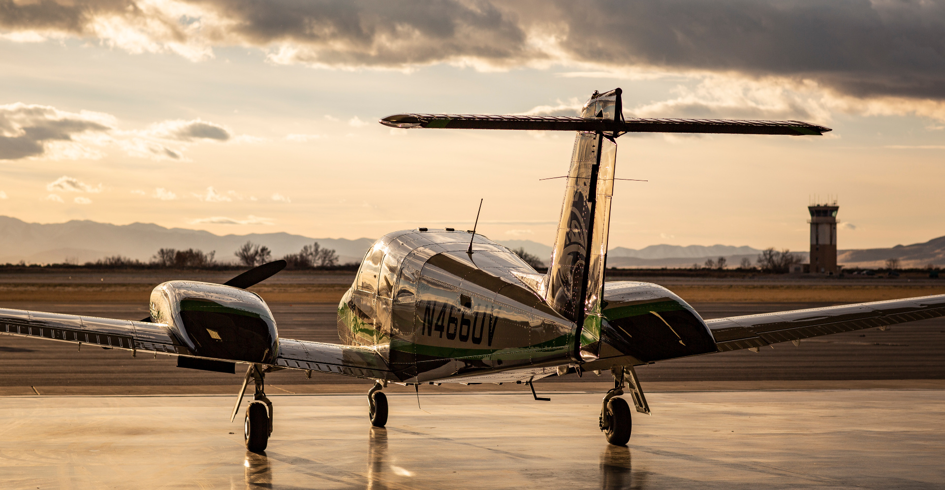 Airplane on runway