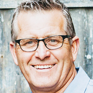 outdoor headshot of a man