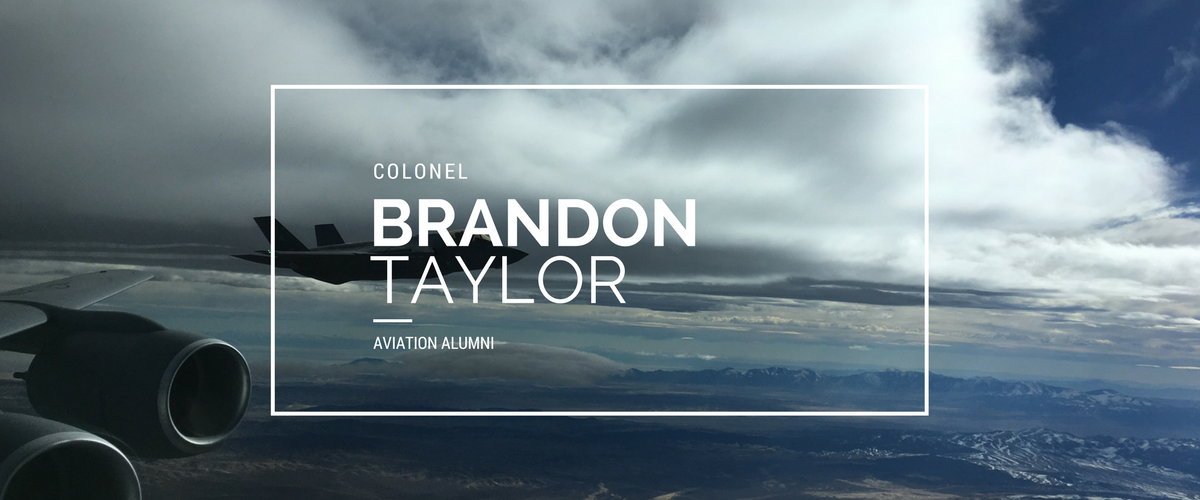 UVU Aviation Alumni Spotlight: Colonel Brandon Taylor