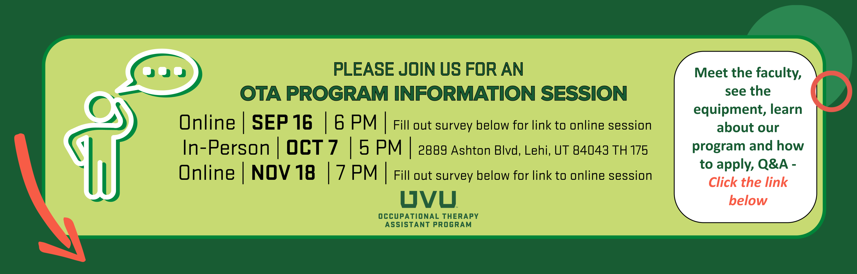 ota info sessions
