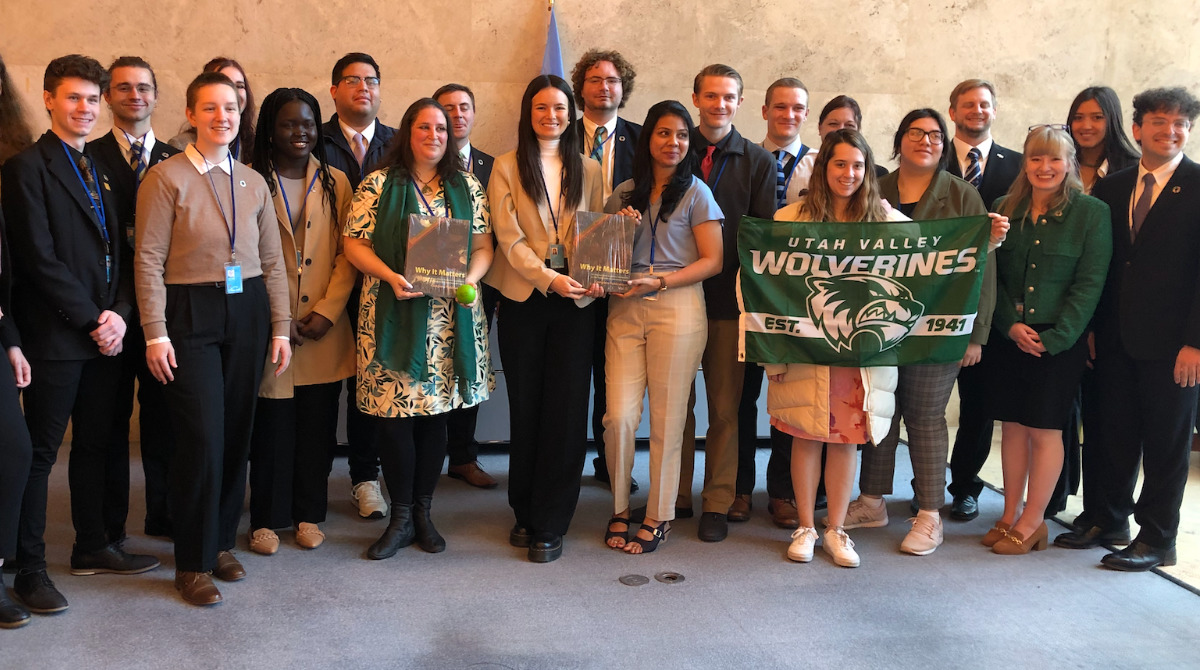 UVU Students Make a Big Impact at the United Nations