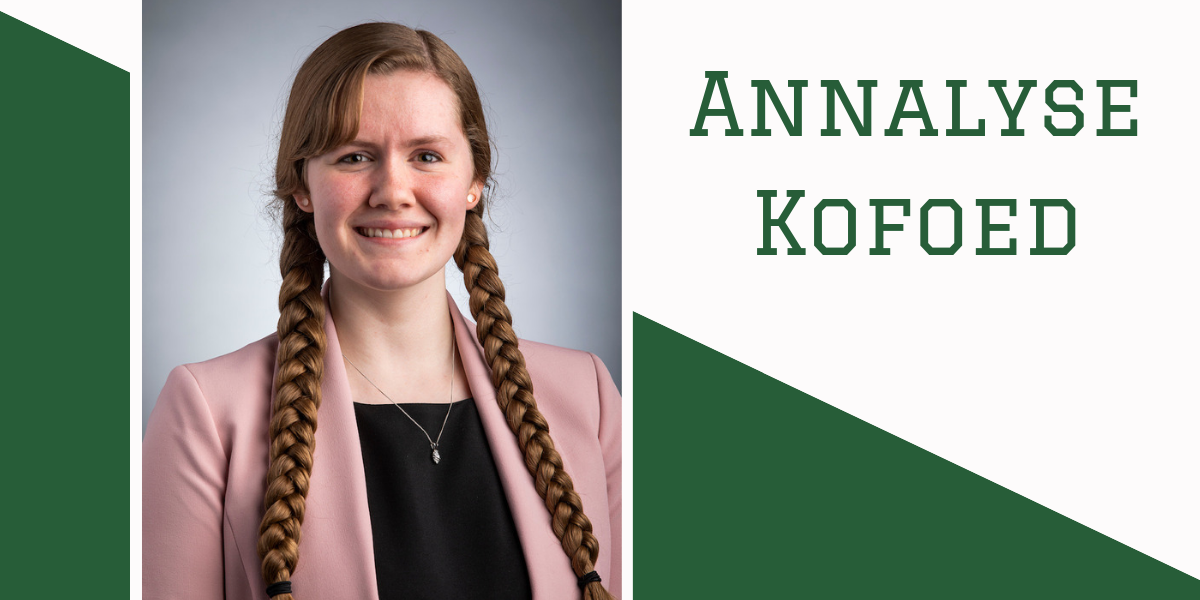 CHSS Valedictorian: Annalyse Kofoed 