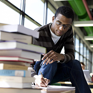 Student Studying