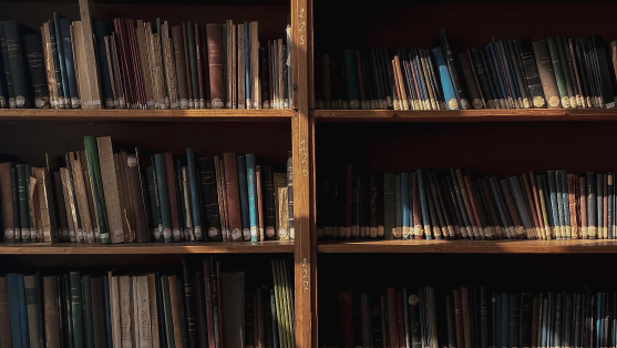 books on a shelf