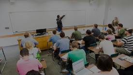 Students in a classroom