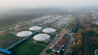 Water filtration plant