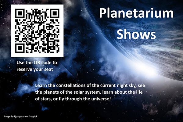 Planetarium Show Flyer Image