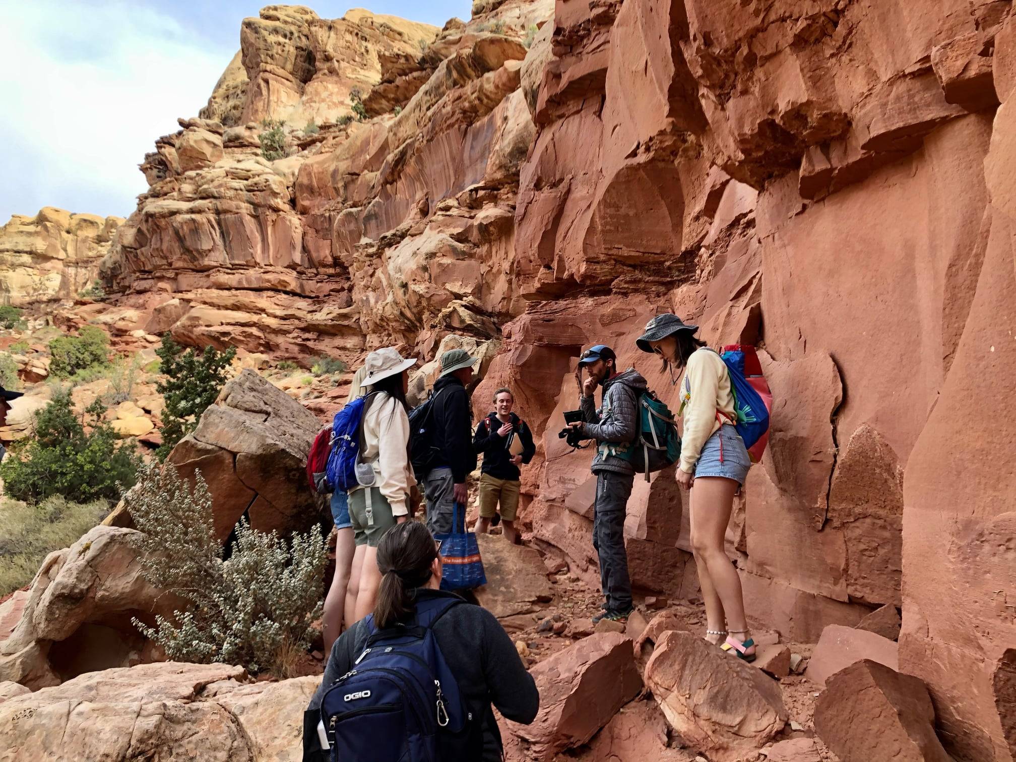 Capitol Reef with Students