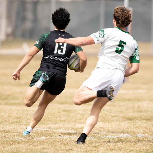 UVU students playing competitive sports rugby