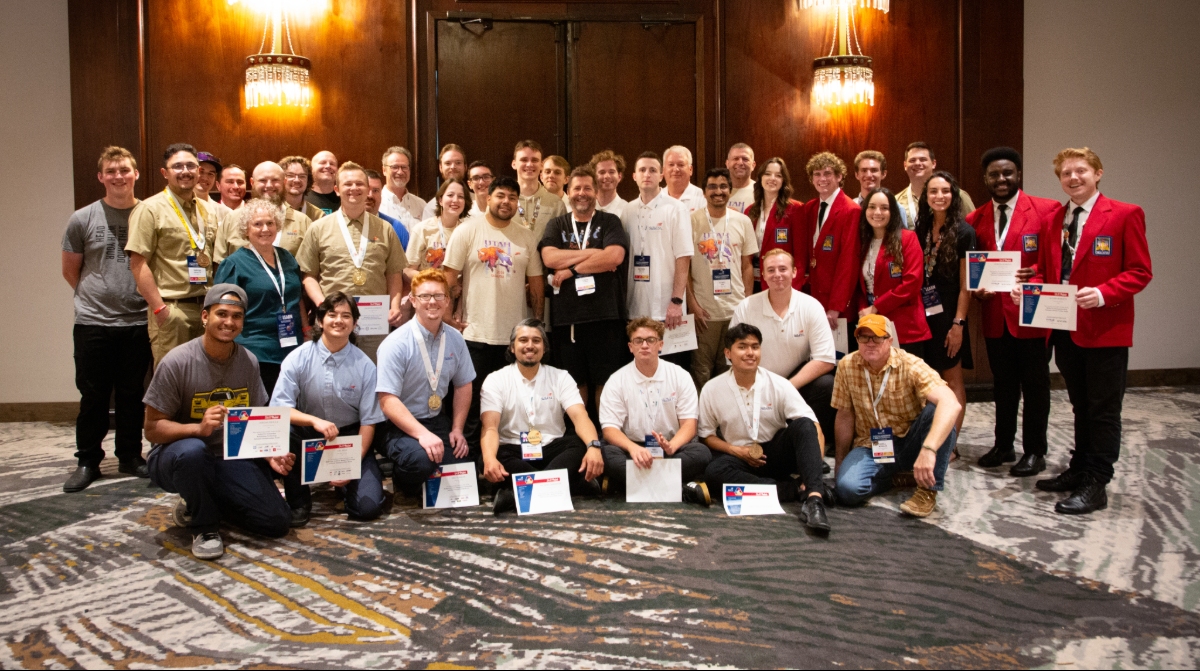 Winners of the SkillsUSA Competition 