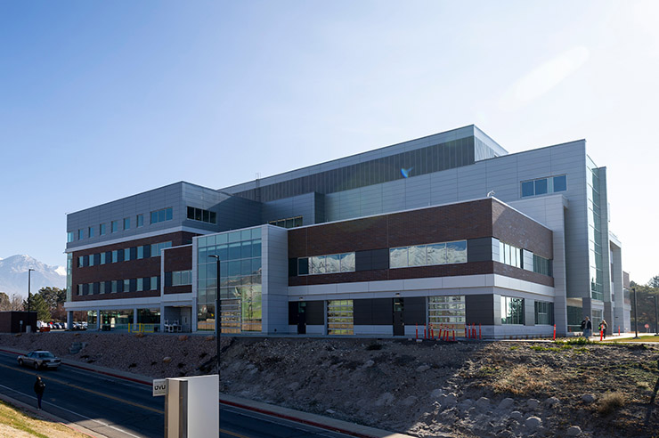 Exterior view of new SCET building