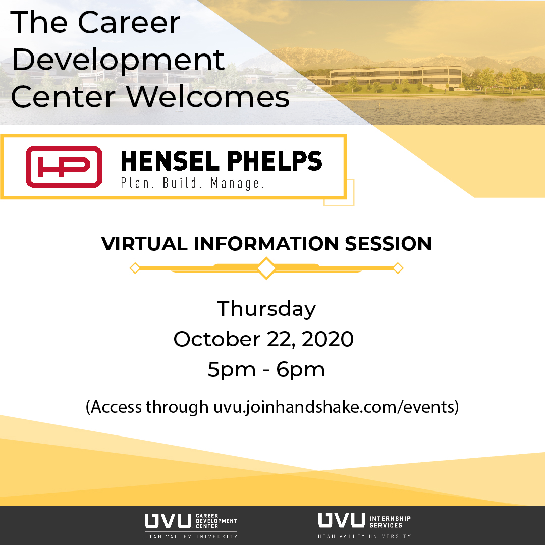 Info Session: Hensel Phelps
