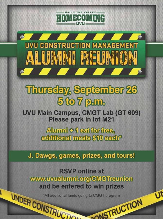 Construction Management Homecoming Reunion