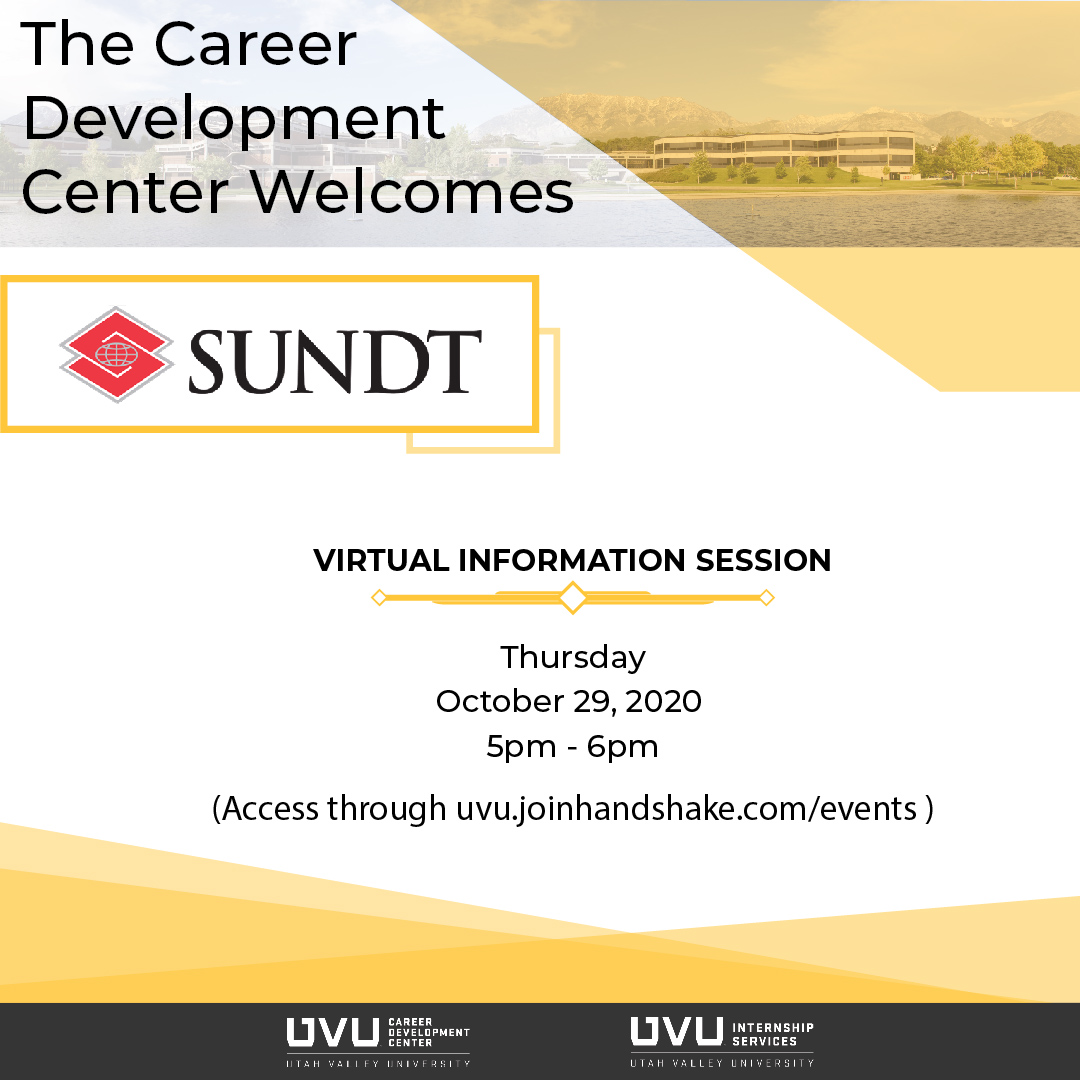 Info Session: SUNDT