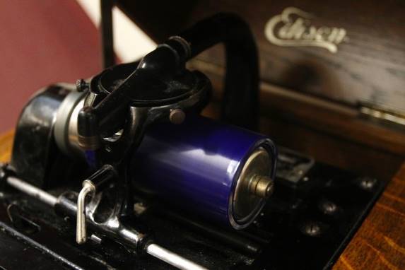 Edison wax cylinder player