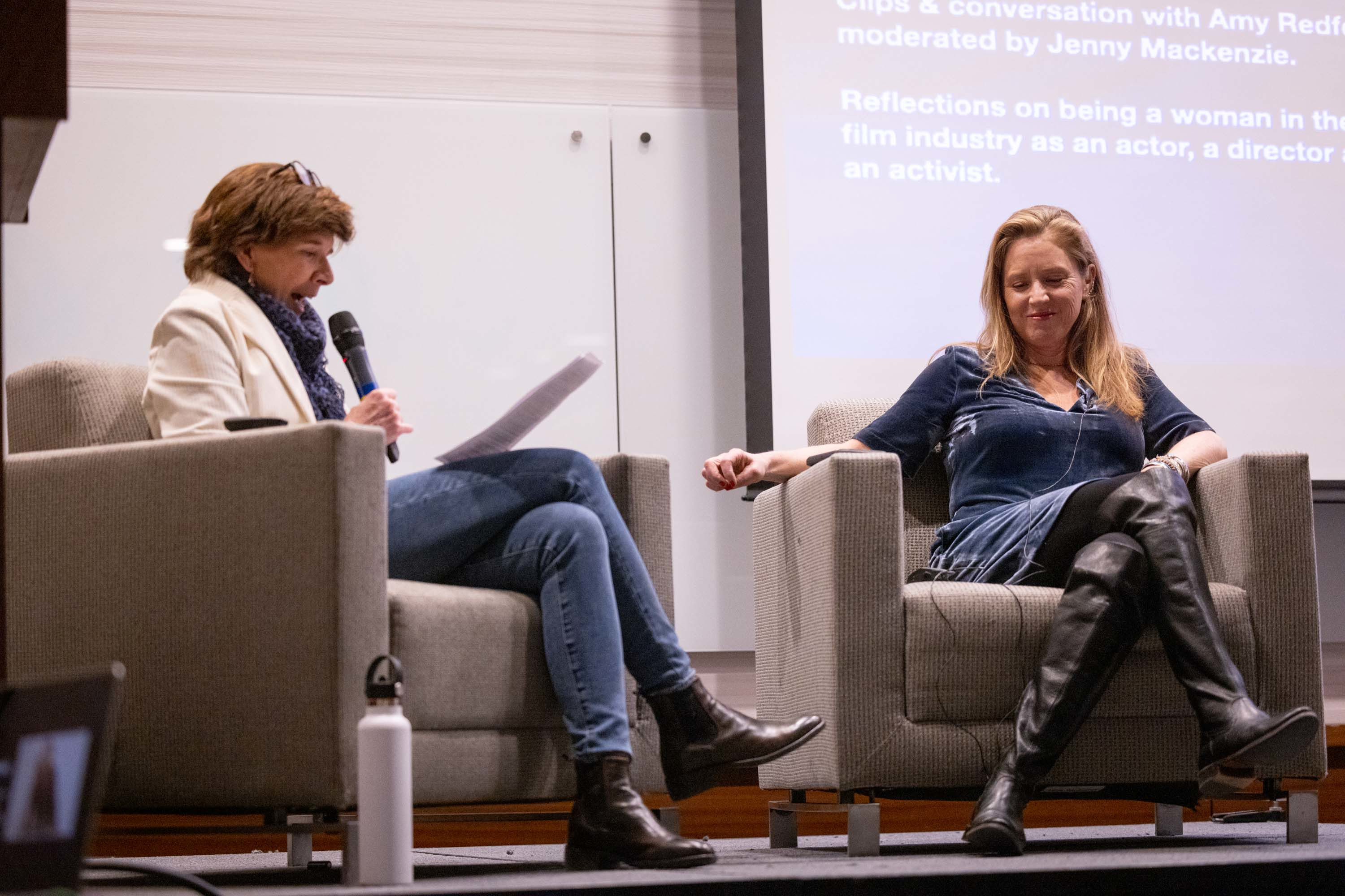 Professor Jenny Mackenzie with Speaker