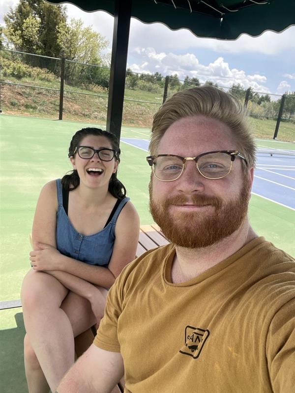 Chad and his wife
