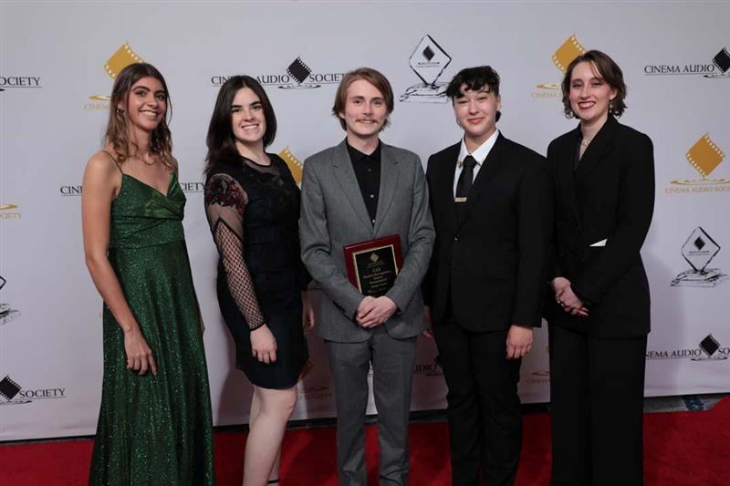 Digital Audio Student Represents UVU as Finalist at Cinema Audio Society's 59th Annual CAS Awards