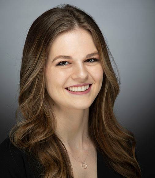 Photograph of Megan Stanley female with long brown hair