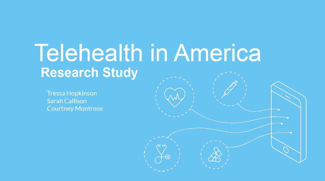 Title page of research study with names of authors and diagram of a mobile phone and medical icons coming from it's screen