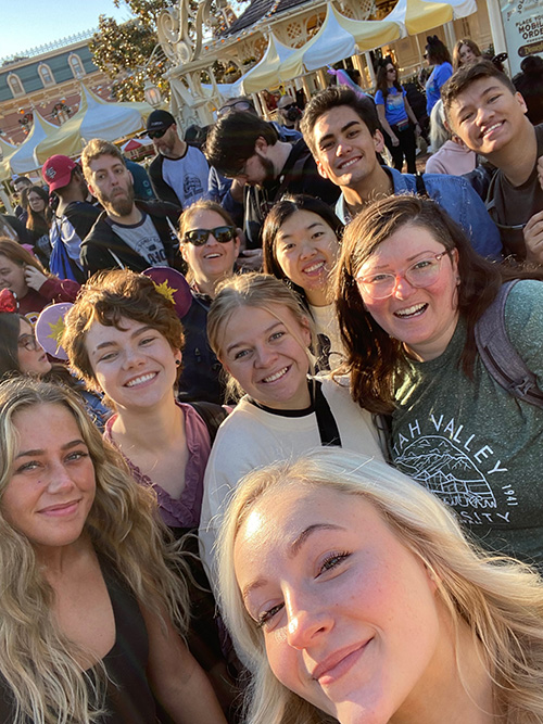 Group Photo at Disneyland