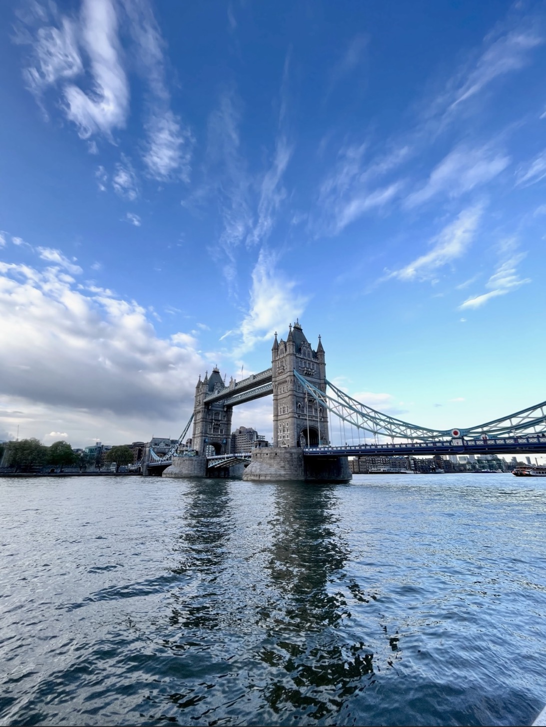 Photo of a bridge over a body of water