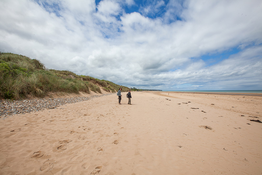 A beach in Normandy