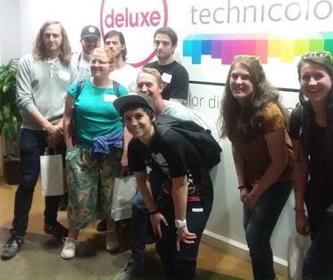 A group of students at Deluxe/Technicolor