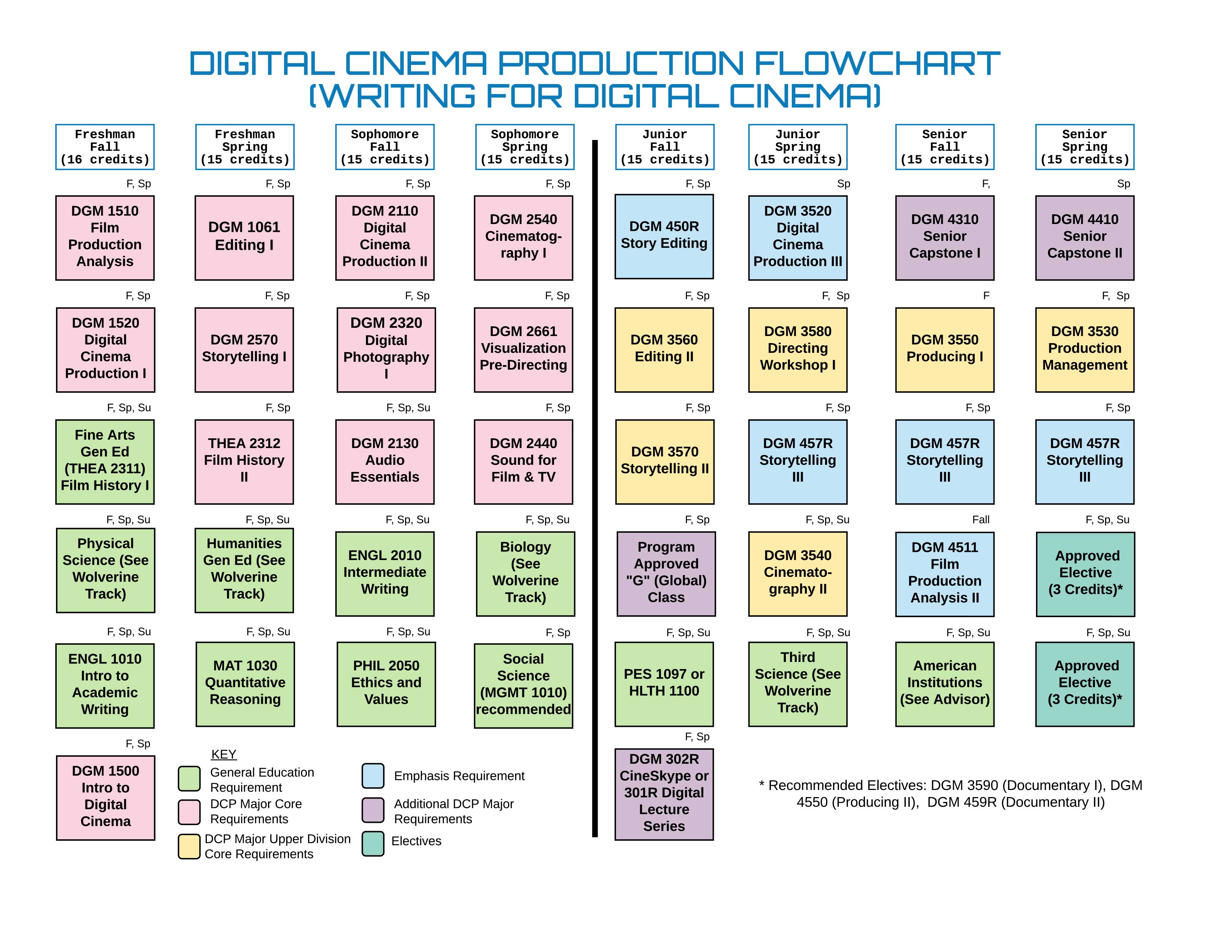 BS Graduation Flow Chart for DCP Writing