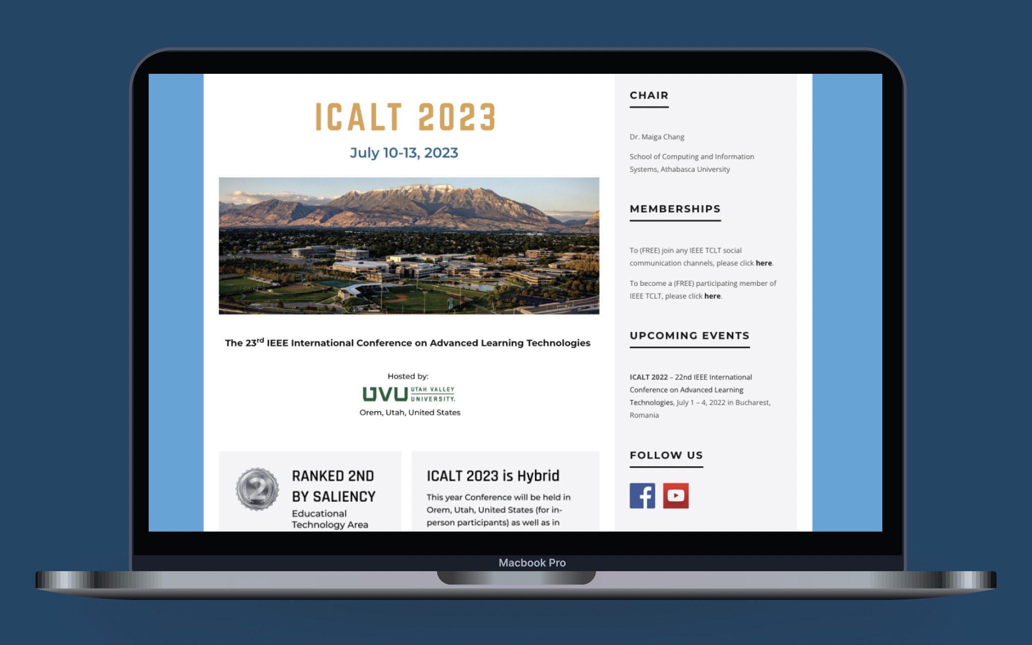 ICALT Website Redesign