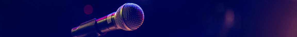 A microphone ready for use.