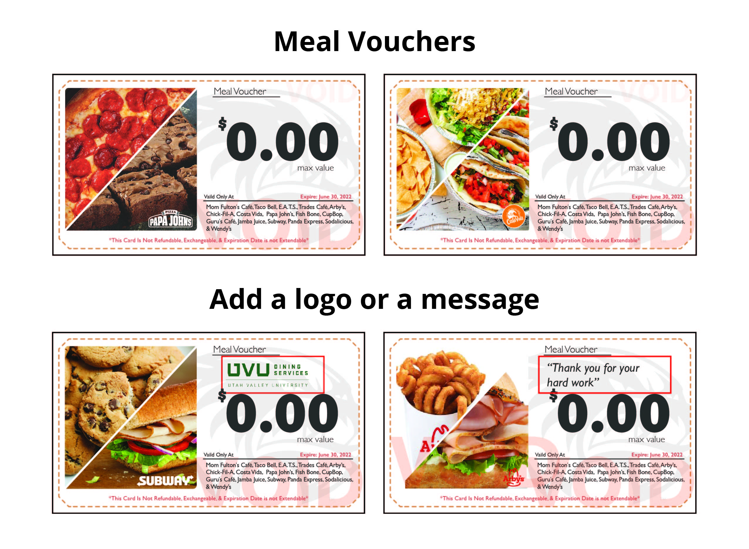 meal voucher example