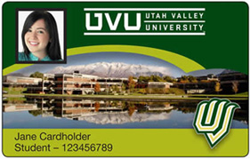Example of student ID card