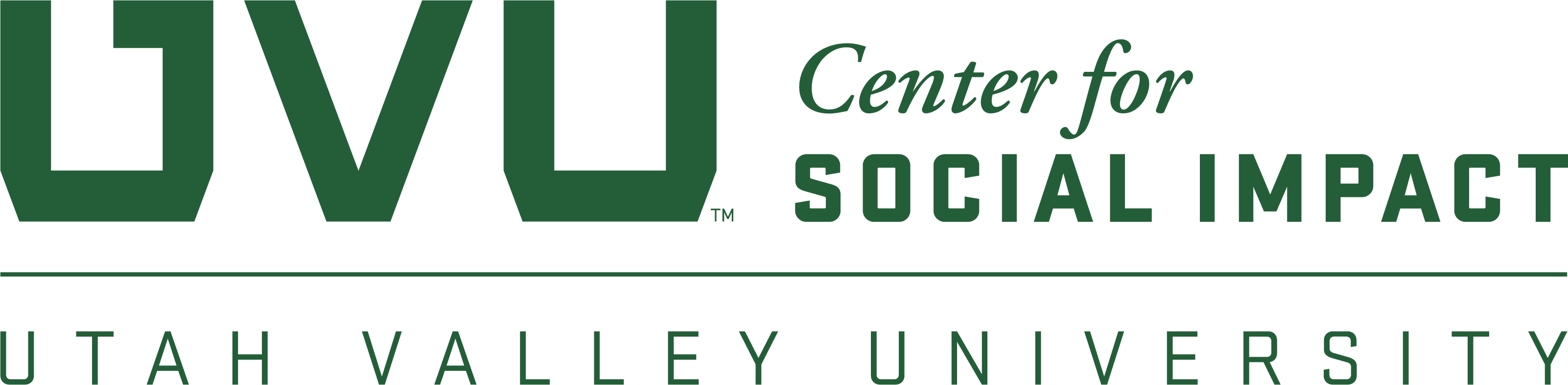 UVU Center for Social Impact logo