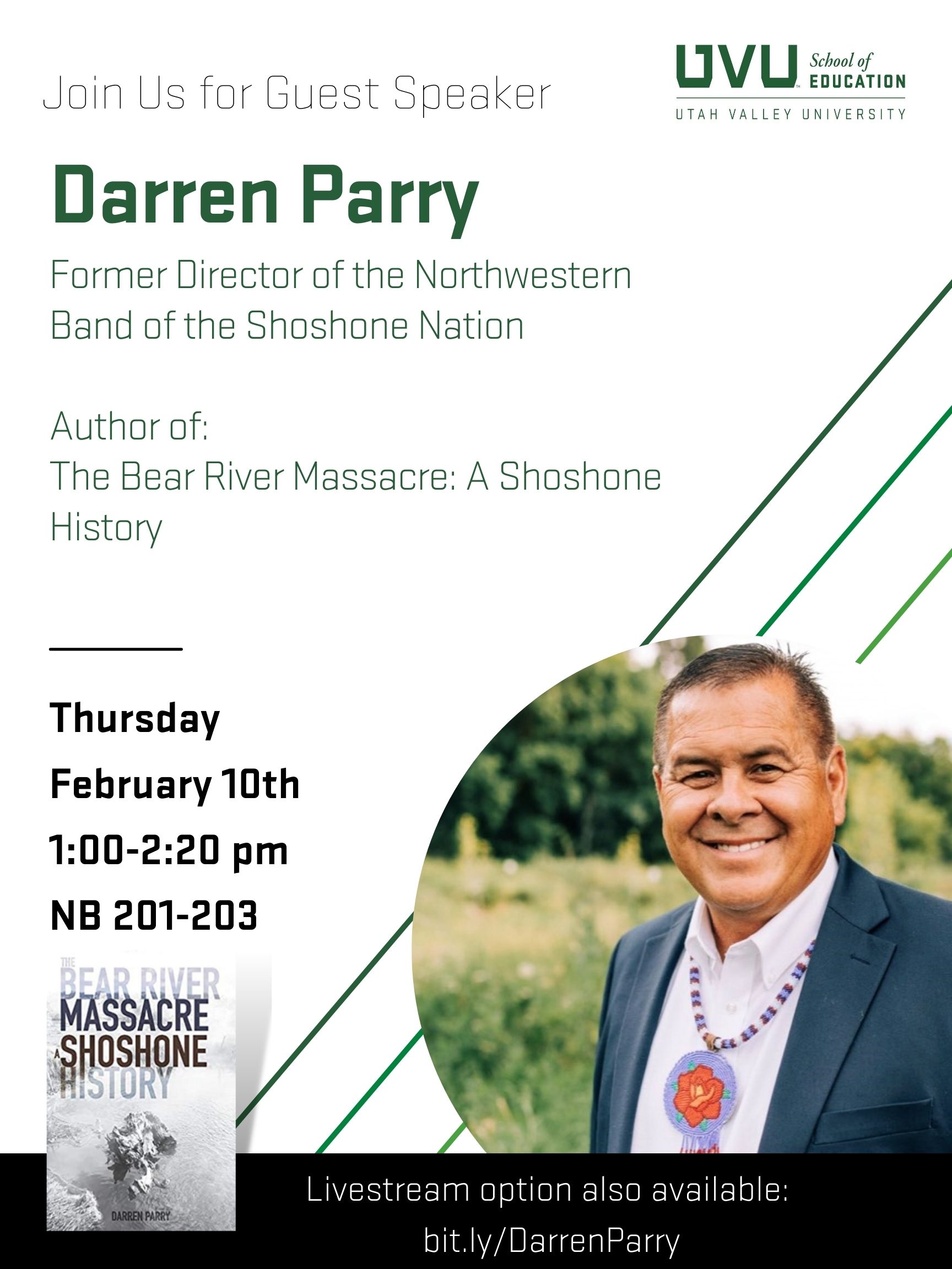 Darren Parry Flyer