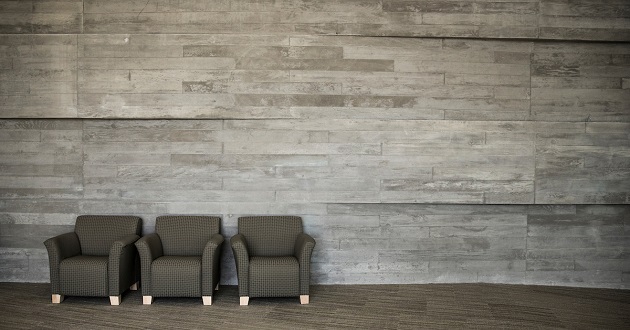 Chairs in a hallway