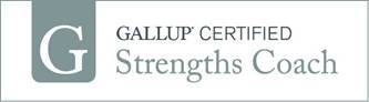 Gallup certified strengths coach badge